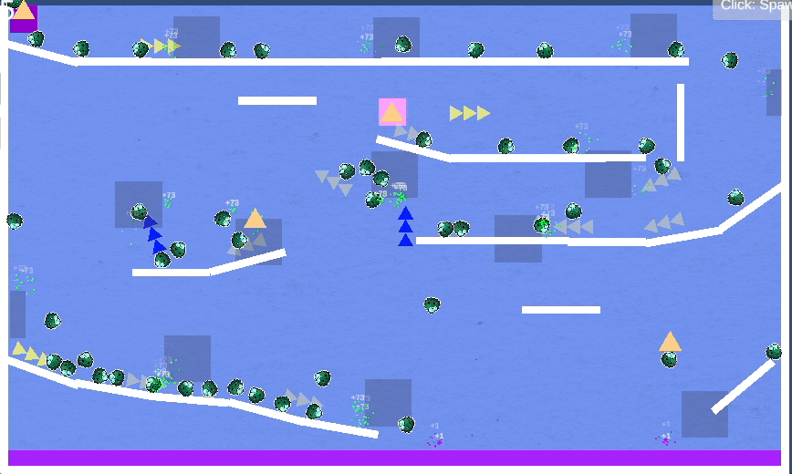 MarbleIdle day 19 - open, rewards-based level design.gif